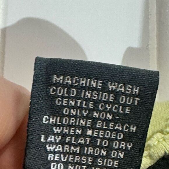 French Cuff Lime Green Tank Top XL Rhinestone Studded Y2K Sleeveless Shirt - Picture 8 of 8